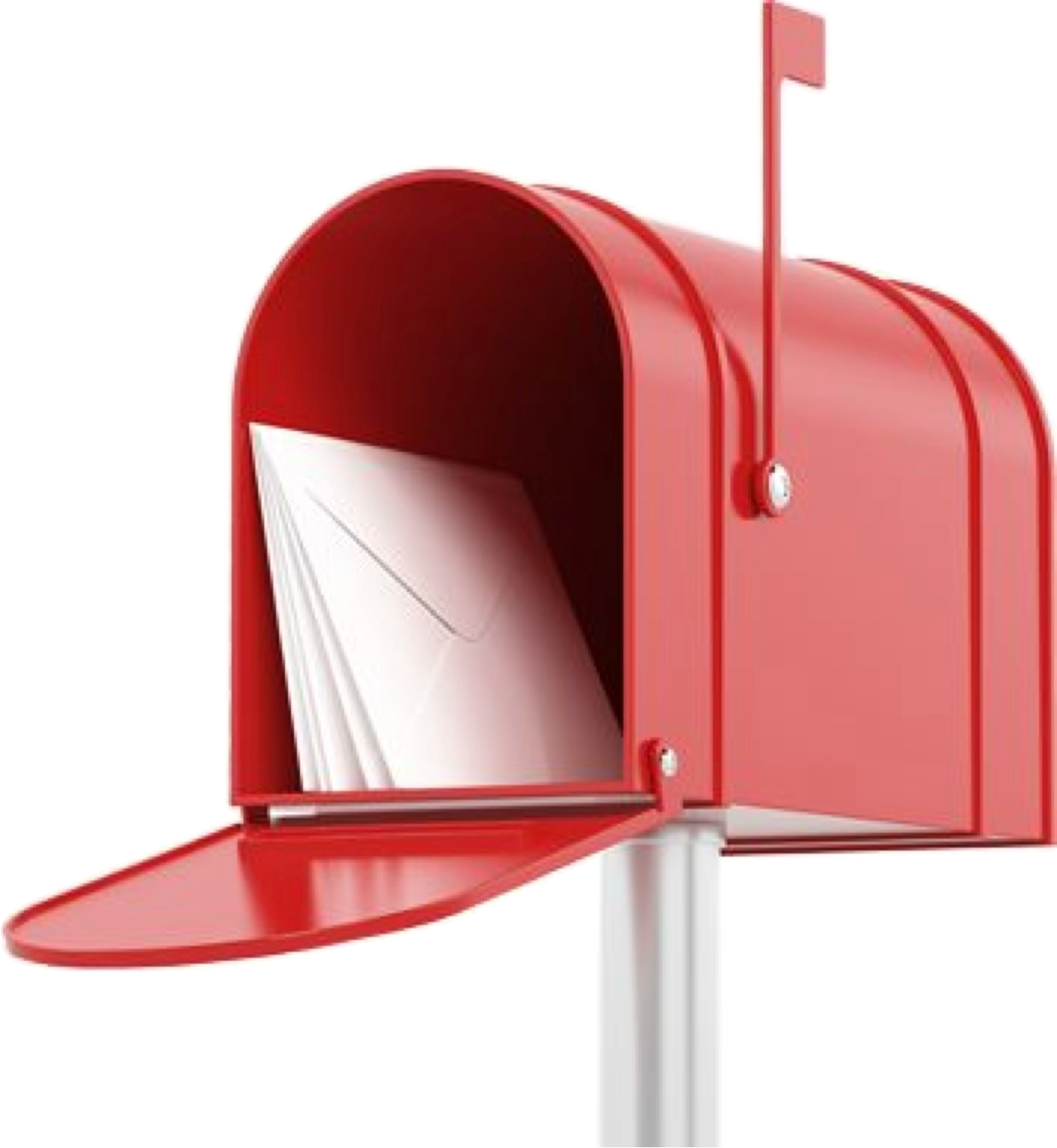 红色邮箱装饰图